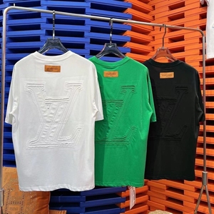 男士冰丝lv短袖t恤夏季2022新款式潮流男装体恤男生夏天半