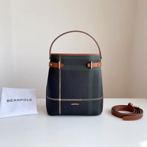 000人付款淘宝全新滨波 beanpole正品格子水桶包new