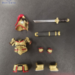 乐高第三方人仔玩具积木国风隋唐明光将军铠模型铠甲套装不包含人