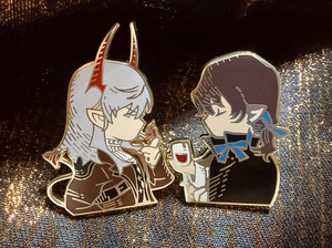 【宣】ff14 埃斯蒂尼安 艾默里克 吸血鬼与恶魔 守护天节