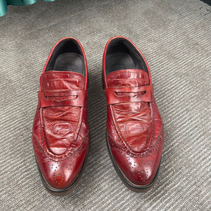 品牌 法国老人头 男士皮鞋 一脚蹬 适合41皮鞋42运