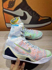 正品耐克 科比9 zk9 kobe9 43码 鸳鸯配色 橙