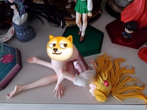 明日香 趴姿  泳装gk手办涂装完成品 妈见打一直放在盒子里