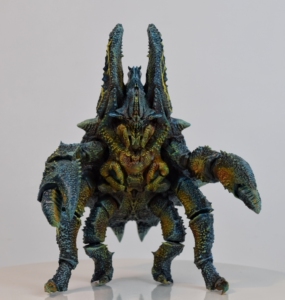 mok重涂 环太平洋怪兽恶魔女巫 棱背龟,毒妇,恶魔女巫手办