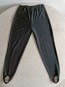 【闲置】老式踩脚花纹健美裤纹理独特品相佳光泽度佳八十年代比较