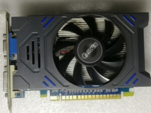 85成新影驰 gt730 1g战将显卡 独立显卡带crt/v