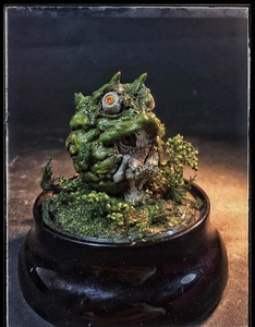 wf2017夏会场大山龙鬼脸角蛙 大山竜手办白模gk青蛙