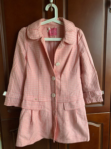 专卖店购入 阿依莲粉色风衣外套 m码