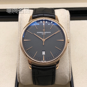 一口价公价22.4万江诗丹顿传承18k金自动机械男表85180腕表