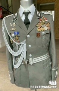 东德人民军 常服 牛皮腰带 黑色腰带 军官腰带 士官腰带 全