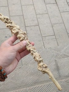 降龙木手把件.手持,鸟架.鸟笼配件.文玩根艺.自然阴干,根瘤