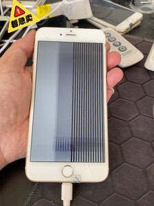 苹果6p iphone 6plus 充电屏幕一直花屏 具体