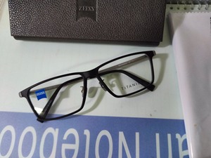正品Zeiss卡尔蔡司眼镜框时尚全框，休闲商务超轻男士纯钛笔
