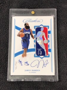 哈登 logoman 签字 球星卡 nba 手提风格 自制卡