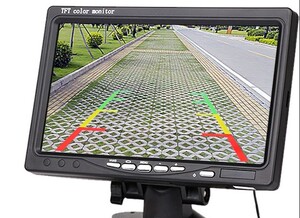 超低价上一套12v七寸倒车影像,仅限今天,全新显示器后视显示