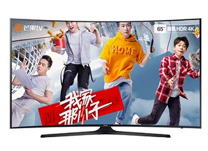 三星曲面电视uhd 4k超高清 wifi智能网络电视