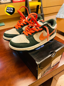 nike dunk爱尔兰竖琴.40.5码.黑盒全新.无瑕疵不