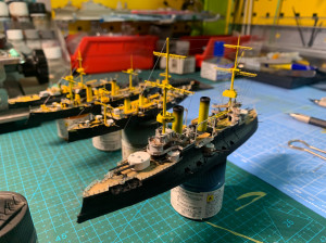 1/700北洋 维多利亚 镇远舰 定远 致远