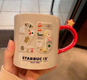 日本星巴克25周年限定纪念25years 18号马克杯小熊杯
