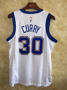 三分王库里 勇士白袜子球衣