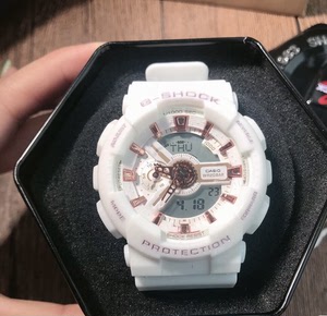 卡西欧手表男白金