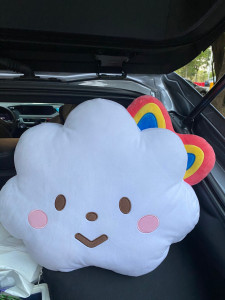 泡泡玛特云朵妹妹抱枕 枕头