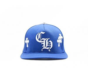 ch 克罗心帽子 棒球帽 纯银logo贴皮十字架