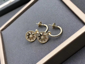 迪奥幸运罗盘耳钉