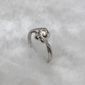 00chenchumtsbw淘宝老凤祥au750白金8分钻戒 18k 0.