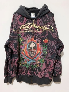 ed hardy埃德哈迪外套卫衣骷髅头老虎男女同款美国潮牌