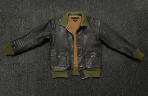 恶犬a1羊皮衣,肩宽43.5,胸围100,修长61,衣长60