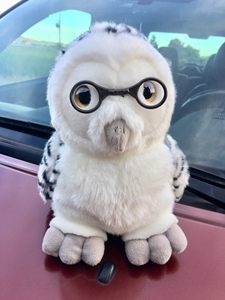 雪鸮 博士 白色猫头鹰 海德薇 仿真毛绒玩具玩偶公仔 站高2
