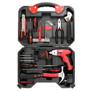 赛拓santo家用电动螺丝刀套装46件套 电动螺丝批套装 【0318】46