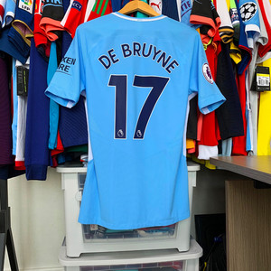 德布劳内曼城1718赛季主场更衣室球员版球衣 nike耐克