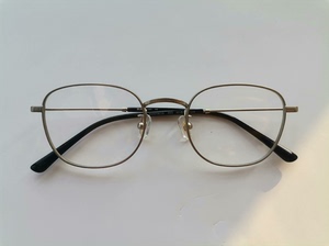 全新 aojo眼镜框，款号FARET8016，C03哑光银色