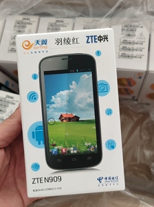 zte/中兴n909智能手机4.5寸屏500万像素,全新未拆