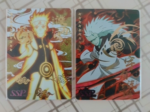 小恐龙火影忍者四单ssp超稀有鸣人斑爷ssp,一对190包邮