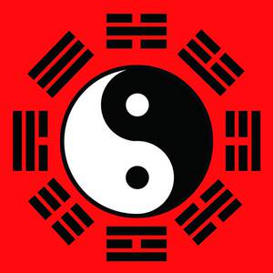 道教罡毯八卦阴阳太极图地毯 踏罡步斗毯道士打坐练功毯家用 红八