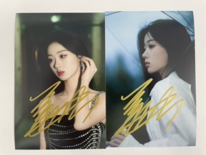 单依纯签名照,亲签保真,单依纯周边亲笔签名明星签名照 程潇亲