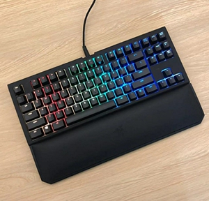 雷蛇(razer)黑寡妇蜘蛛竞技幻彩版v2 机械键盘 游戏键