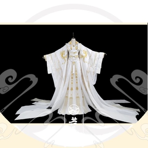 名家古装#共长天繁云栖白金女 xl码,外景一次,无瑕疵,九