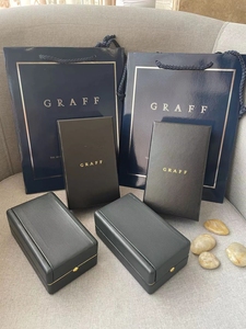 graff格拉夫hw梅西卡messika项链戒指对戒首饰包装盒子2人付款65