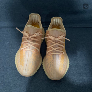 adidas yeezy 350v2全透火山橙椰子,正品专柜