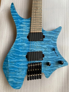 nk电吉他 改双emg81拾音器 桤木琴体,絮状大花