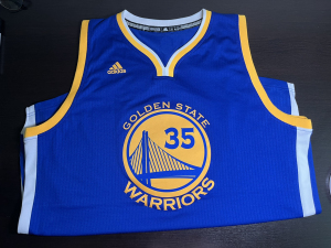 阿迪达斯,杜兰特勇士35号球衣,2xl,正品可验,只摘了吊牌