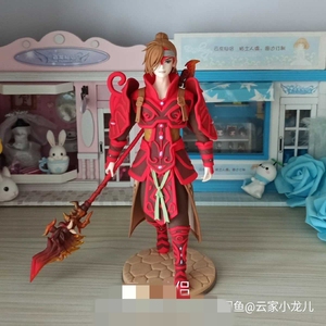 yu天龙八部ol 同人周边 血色战甲 超轻粘土人偶正比手办生