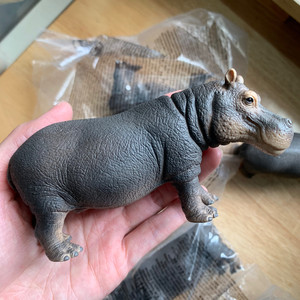 oenux旗舰店天猫儿童大号空心仿真野生动物大象老虎河马模型宝宝