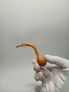 陈年翻嘴独杆小异形手捻葫芦 天然小葫芦 皮质厚实,密度大