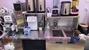 零食店专用奶茶设备全套9成新，新开店5个月因另求发展全部转卖