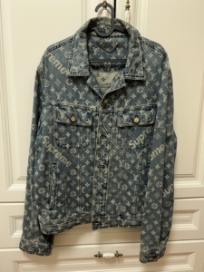 jsenyoo淘宝古着lv&supreme联名牛仔夹克外套0人付款6500.